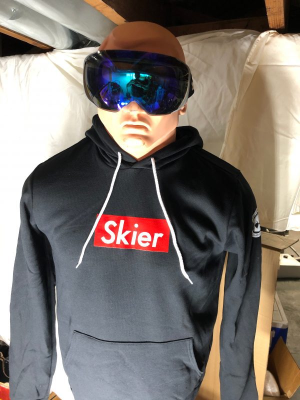 Skier sweatshirt | High Falutin Ski Bums